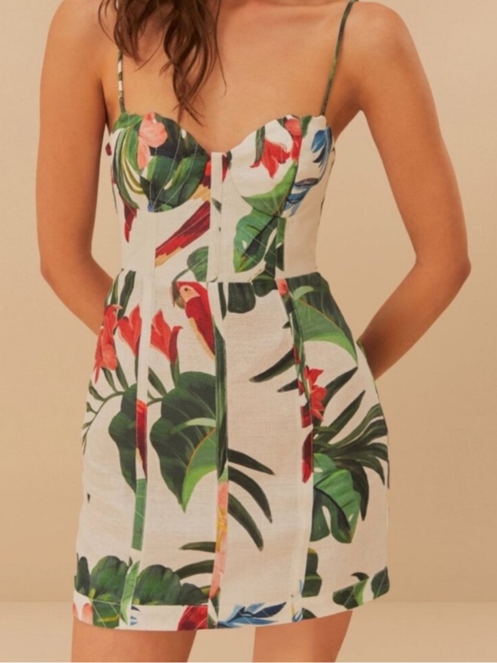 FARM RIO macaw dress